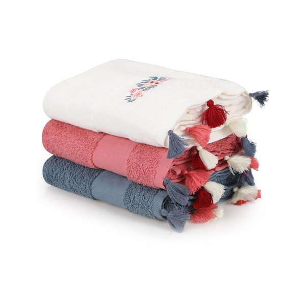 Frotirne bombažne brisače v kompletu 3 ks 50x90 cm Asorti – Foutastic