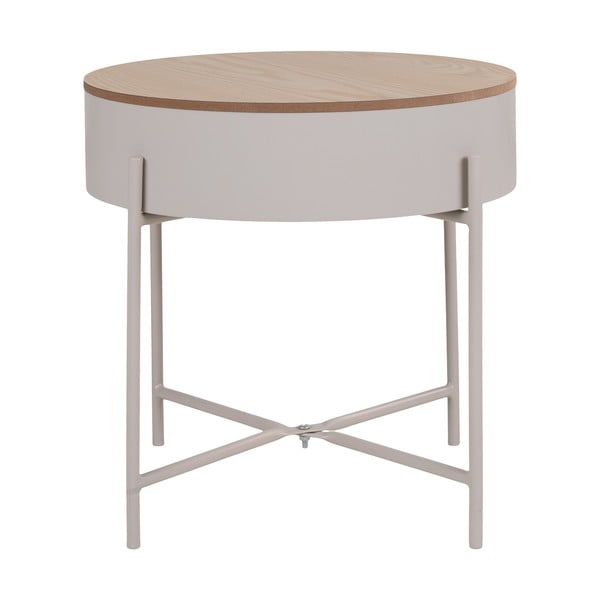 Kovinska okrogla stranska mizica ø 40 cm Sisco – House Nordic-image-3