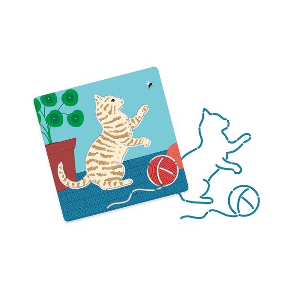 Komplet 5 šablon za Animals Djeco-image-1