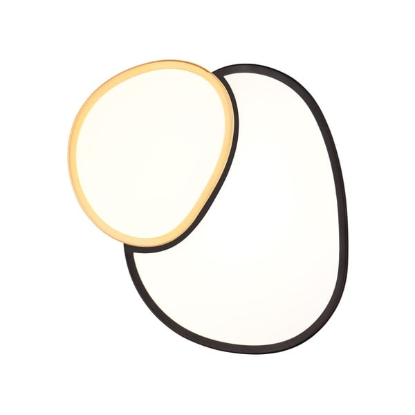 Črna/zlata LED stropna svetilka 36x43.5 cm Rise – Trio-image-2