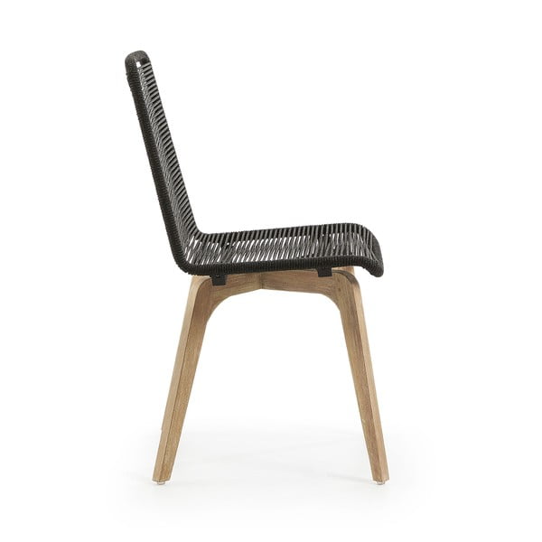 Komplet 2 temno sivih stolov La Forma Glendon-image-2