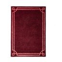 Bordo rdeča ročno tkana volnena preproga 200x290 cm Gatsby – Flair Rugs