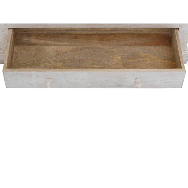 Bela garderobna omara iz masivnega manga 100x175 cm Rana – Støraa-image-3