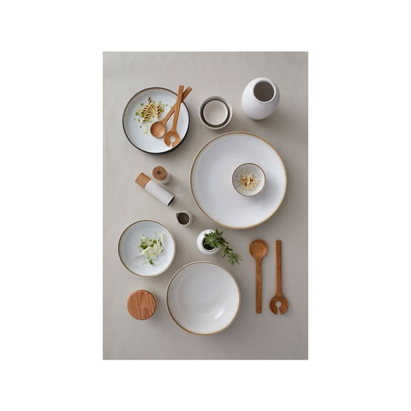 Bela vaza iz kamenine (višina 12,5 cm) Gastro Cream – Bitz-image-1