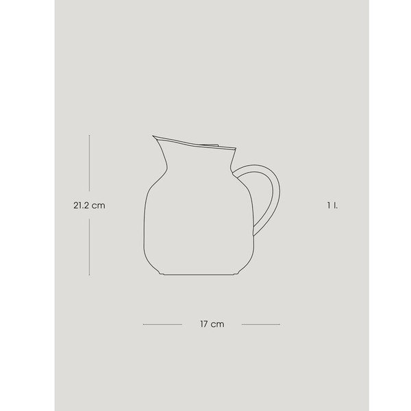Črna plastična termovka  1 l Amphora – Stelton-image-3