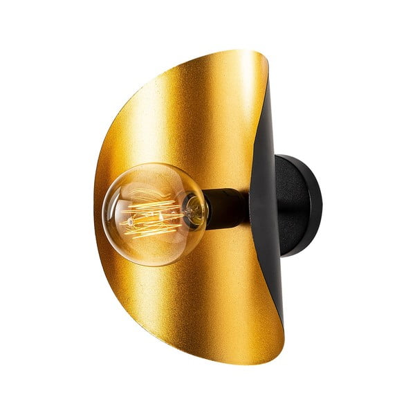 Črna/zlata stenska svetilka Sivani – Opviq lights-image-2