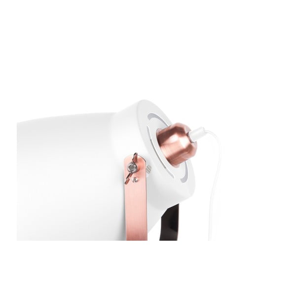 Bela stoječa svetilka z detajli v bakreni barvi Leitmotiv Mingle-image-1