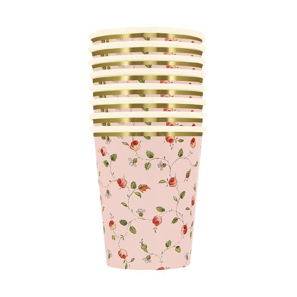 Papirnati kozarčki za enkratno uporabo v kompletu  8 ks Ladurée Marie-Antoinette – Meri Meri-image-2