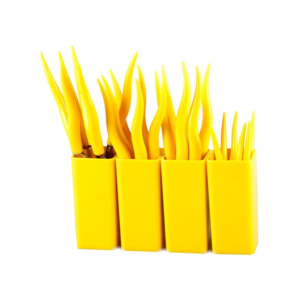 24-delni set jedilnega pribora s stojalom Vialli Design Ama-image-1