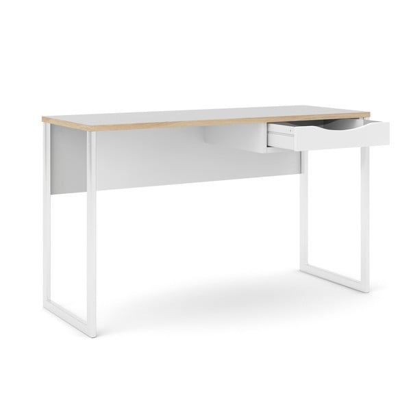 Bela pisalna miza Tvilum Function Plus, 130 x 48 cm-image-2
