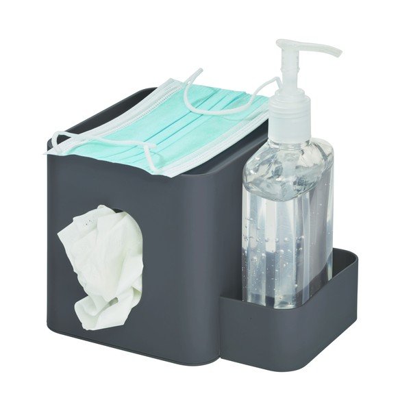 Siva škatla za robčke iDesign Caddy-image-1