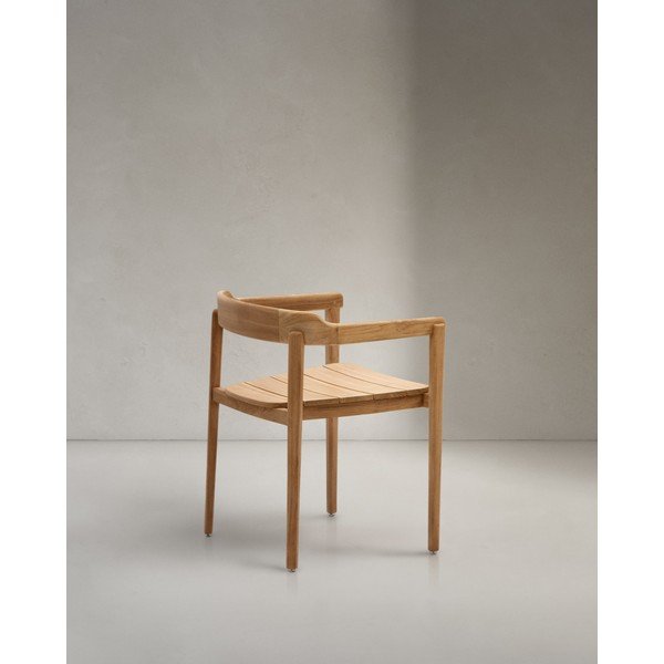 Vrtni stol iz masivnega lesa v naravni barvi Icaro – Kave Home-image-4