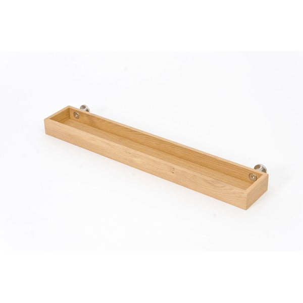 Stenska polica za kopalnico Wireworks Yoku Oak-image-2