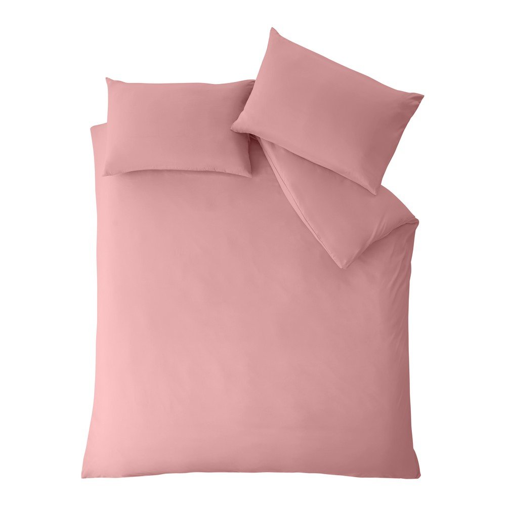 Rožnata enojna posteljnina So Soft Non-Iron