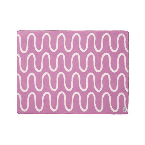 Rožnata odeja 150x200 cm Swirl – noo.ma