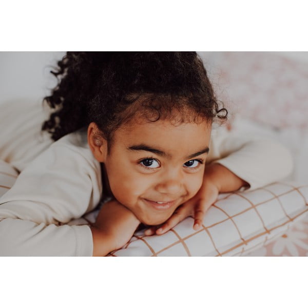 Bež komplet za zibelko Camel Check – Malomi Kids-image-4