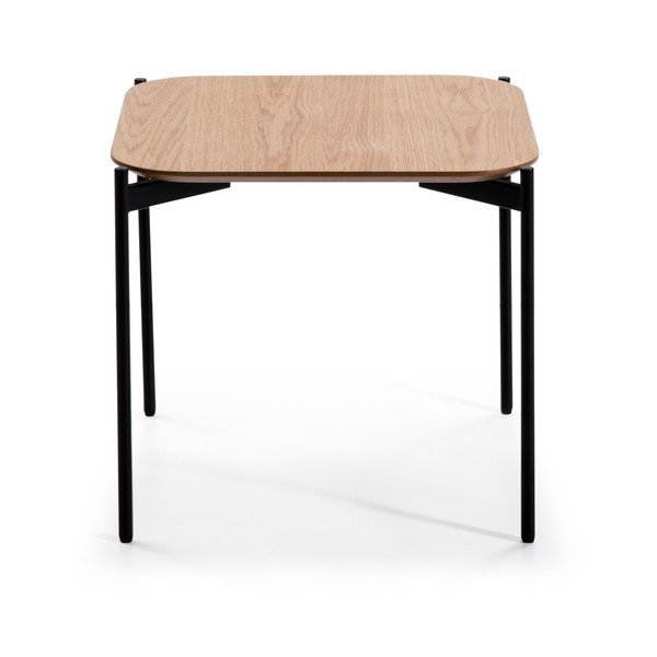 Kavna mizica v dekorju iz hrastovega lesa Marckeric Idara, širina 50 cm-image-2