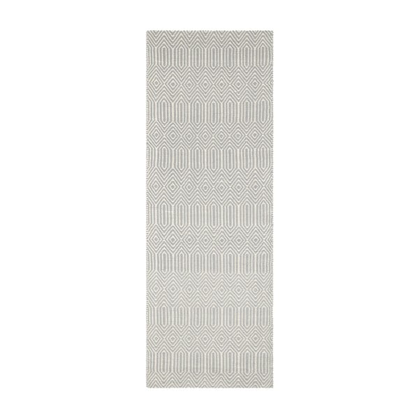 Svetlo siva volnena preproga 66x200 cm Sloan – Asiatic Carpets