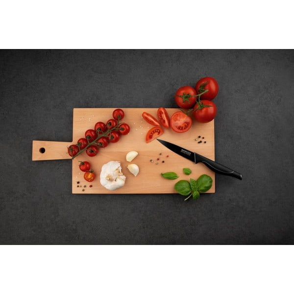 Črn nazobčan nož iz nerjavečega jekla Nirosta Wave-image-1