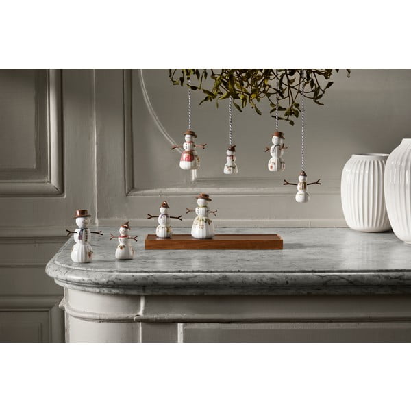 Porcelanasta božična figurica (višina 11,5 cm) Hammershøi Snowman – Kähler Design-image-3