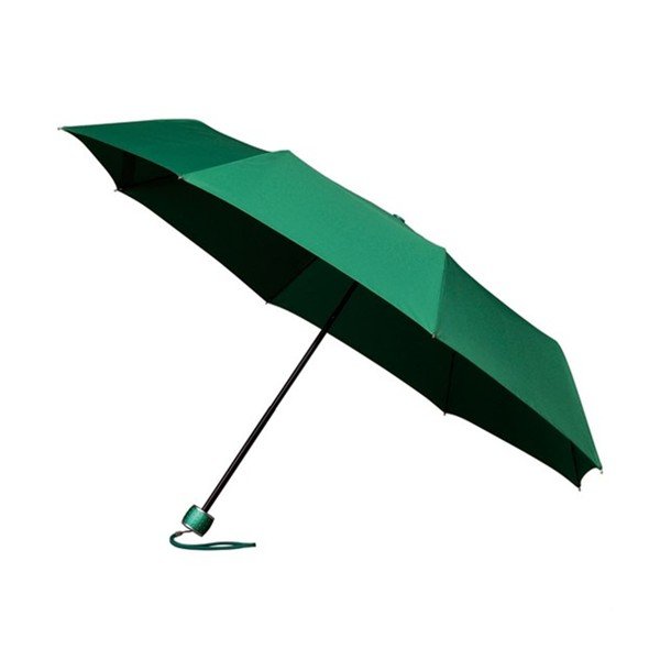 Vetrovni zeleni zložljivi dežnik Ambiance Mini-Max, ⌀ 100 cm