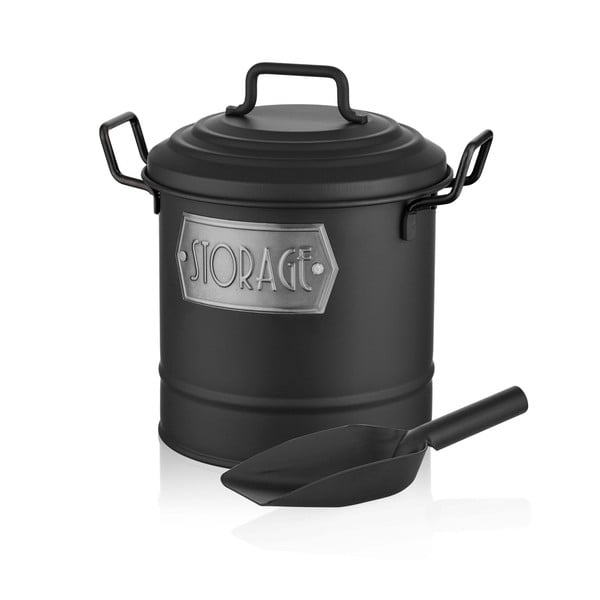 Jeklena posoda za hrano z lopatko – Hermia