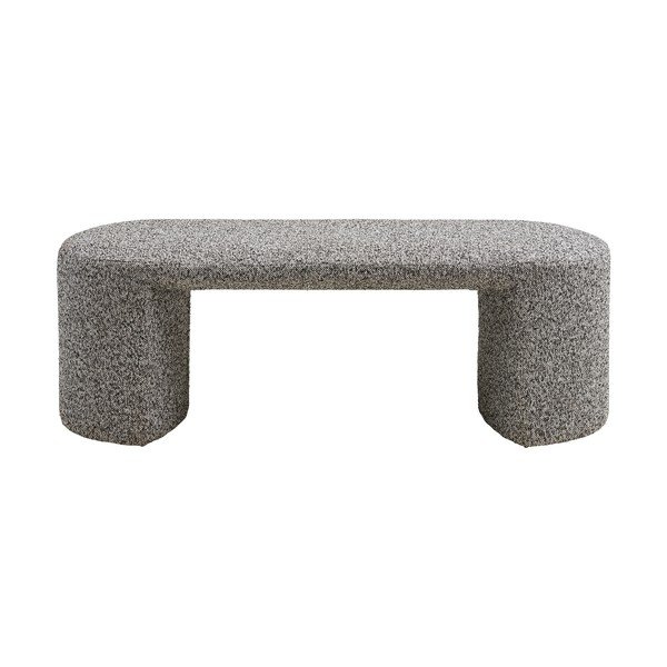 Siva klop iz tkanine bouclé Westport – House Nordic