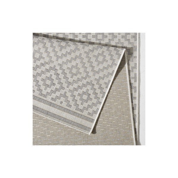 Siva zunanja preproga Bougari Karo, 80 x 150 cm-image-3