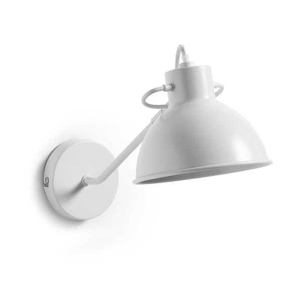 Bela stenska svetilka Offelis – Kave Home