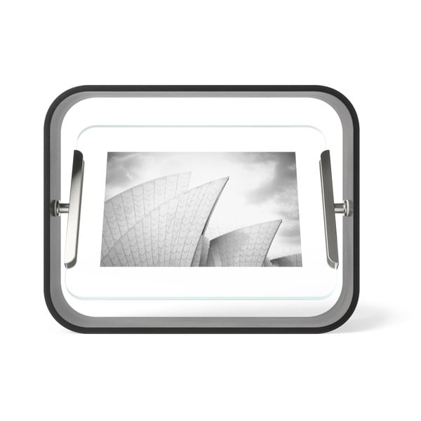 Črn lesen stoječ okvir 19x24 cm Bellwood – Umbra-image-3