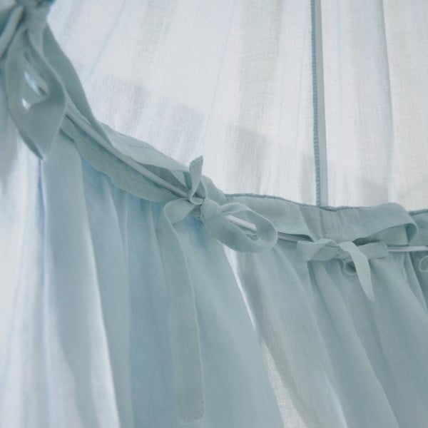 Svetlo moder bombažni baldahin Carelene - Kave Home-image-2