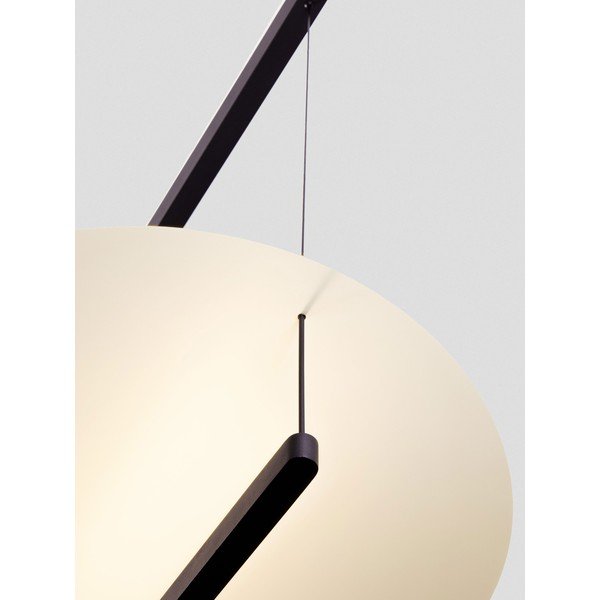 Bela/mat črna aluminijasta LED zatemnitvena viseča svetilka ø 80 cm Diona – Nova Luce-image-2
