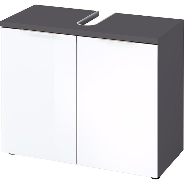 Belo-siva omarica za pod umivalnik Germania Dogcara, širina 70 cm-image-2