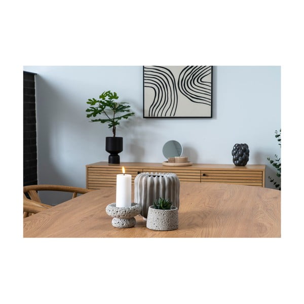 Svečniki za čajno svečko iz cementa v kompletu 2 ks – House Nordic-image-2