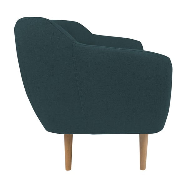 Temno modra dvosedežna zofa s svetlimi nogami Mazzini Sofas Sicile-image-3