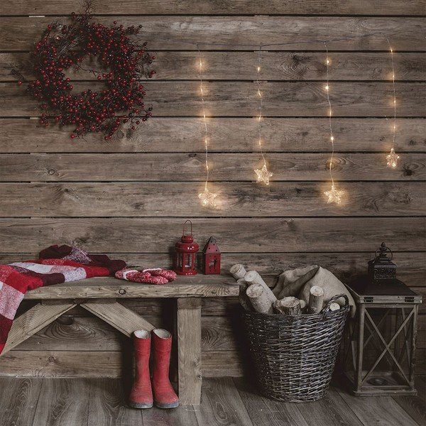 LED svetlobna veriga s 4 visečimi zvezdami DecoKing Stars, 38 luči, dolžina 0,75 m-image-1