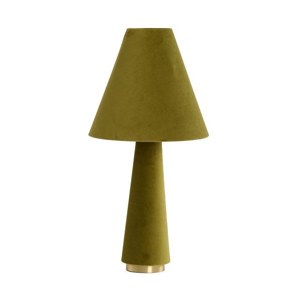Zelena namizna svetilka s tekstilnim senčilom (višina 61 cm) Devia – Light & Living-image-2