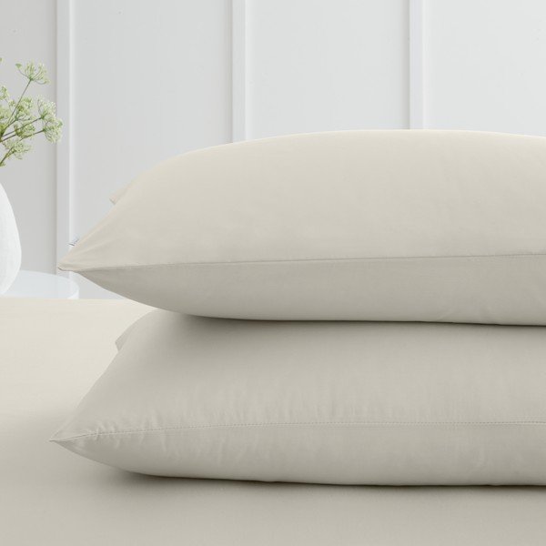 Prevleke za vzglavnik iz bombažnega perkala v kompletu 2 ks 50x75 cm Cotton Percale – Bianca-image-1