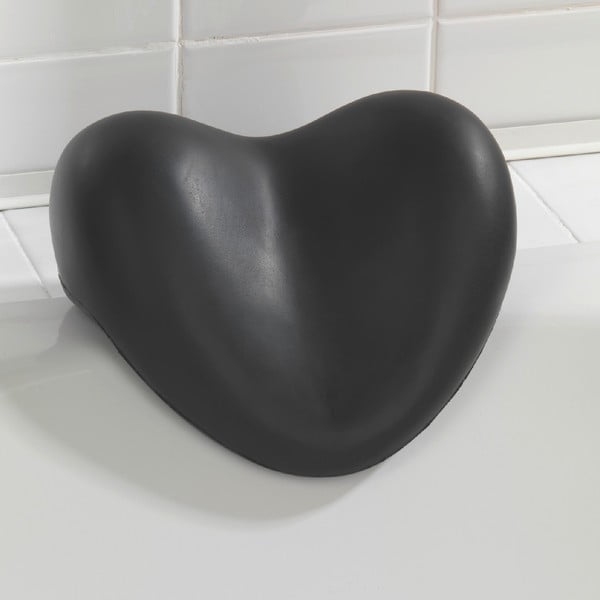 Črna blazina za kopel Wenko Bath Pillow Black, 25 x 11 cm-image-1