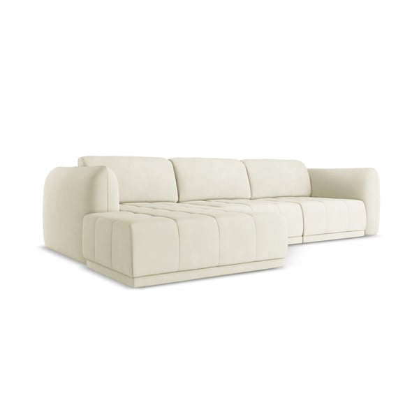 Bela kotna sedežna garnitura (levi kot) Hoku – Makamii-image-4