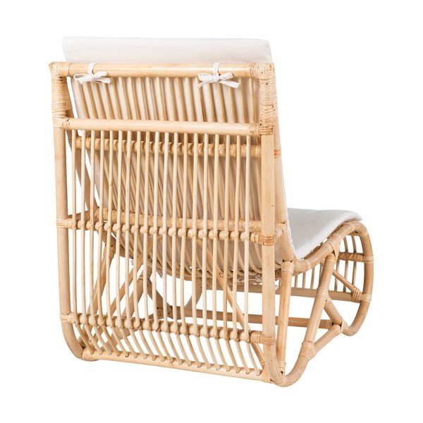 Fotelj iz belega ratana House Nordic Valencia-image-3