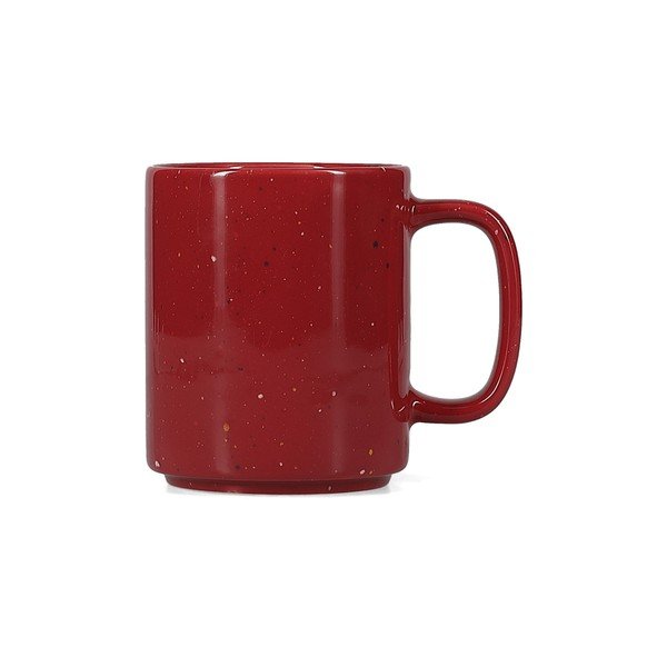Bordo rdeča porcelanasta skodelica 330 ml Fika – ONA