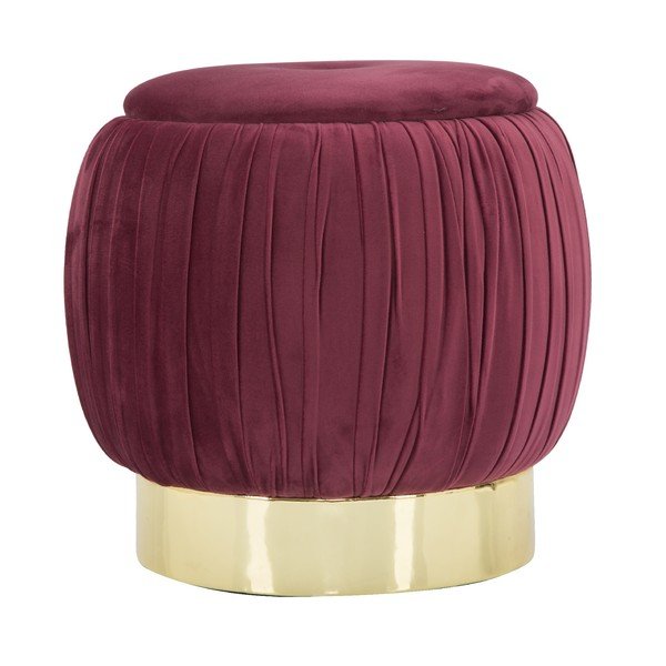 Vino rdeč stolček s shrambo Mauro Ferretti Paris, ø 41 cm-image-3