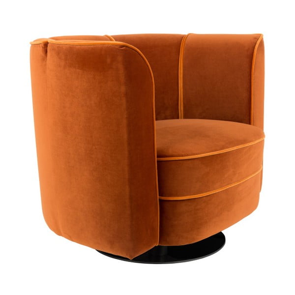 Oranžen fotelj Dutchbone Flower-image-3