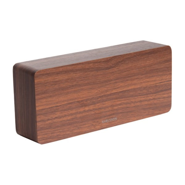 Lesena budilka Karlsson Tube, 21 x 9 cm-image-1