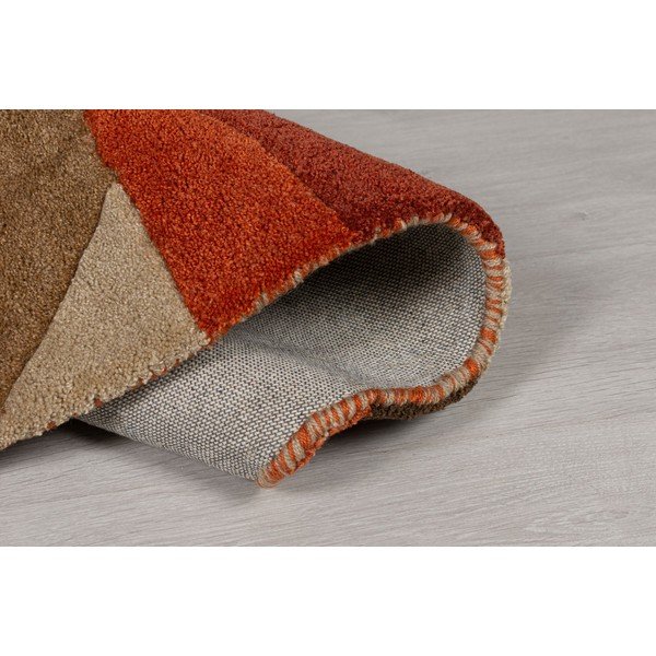Oranžna preproga Flair Rugs Splinter, ⌀ 135 cm-image-3