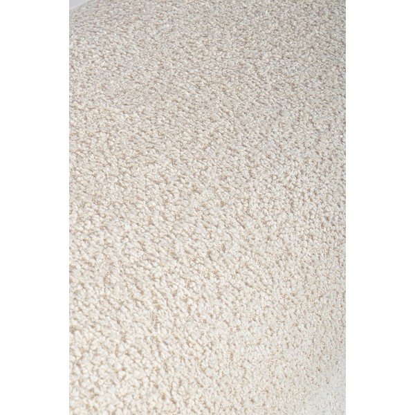 Kremno bela oblazinjena klop iz tkanine bouclé Dayla – Bizzotto-image-3