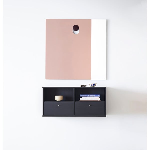 Črn garderobni panel v jesenovem dekorju Mistral - Hammel Furniture-image-1