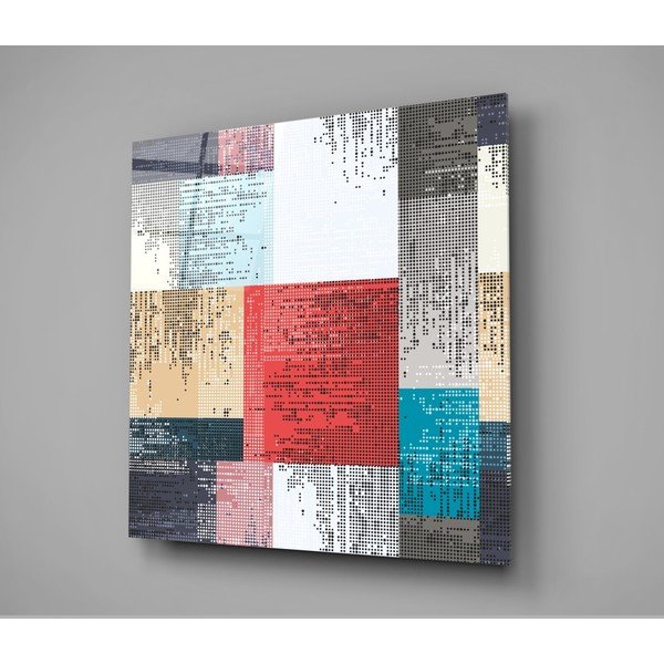 Steklena slika Insigne Patchwork, 40 x 40 cm-image-3