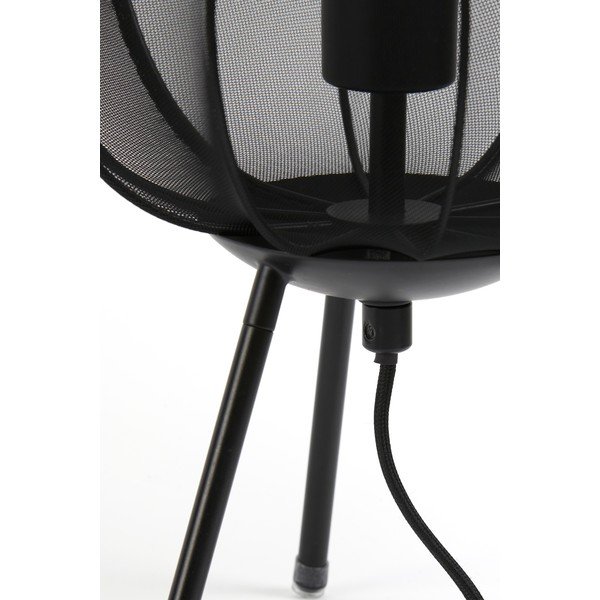 Črna namizna svetilka (višina 45 cm) Plumeria - Light & Living-image-3